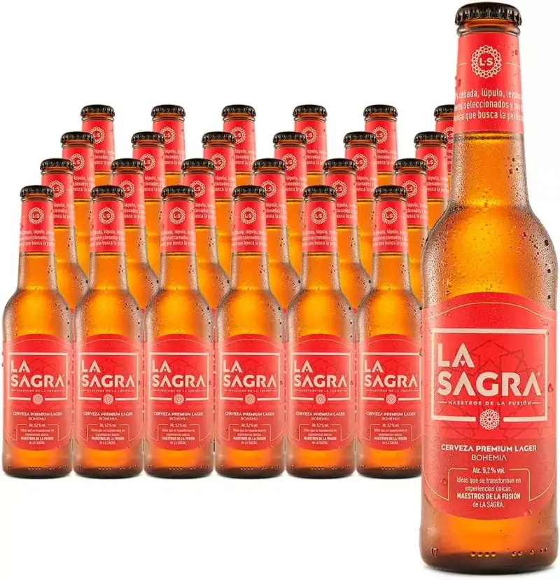 24x33cl botella Cerveza La Sagra 24x33cl botella Cerveza La Sagra