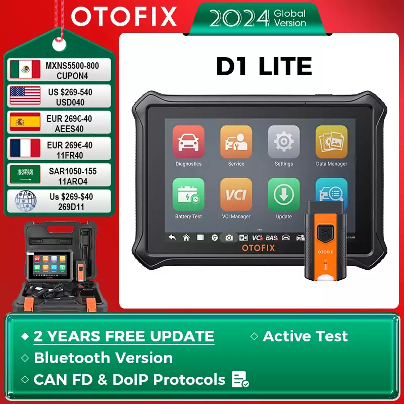 Escáner OBD2 Otofix D1 Lite Escáner OBD2 Otofix D1 Lite