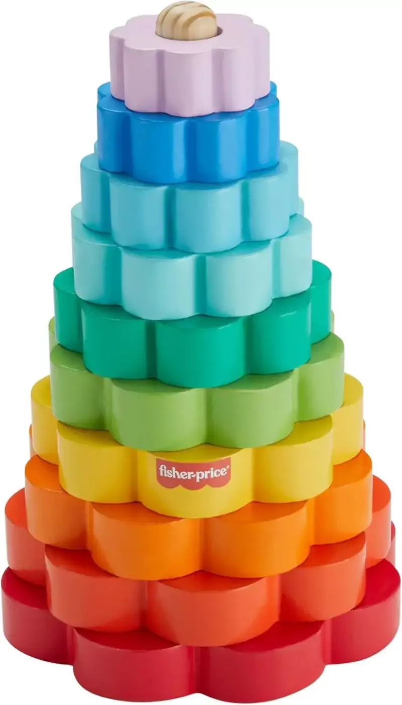 Fisher-Price Pirámide de aros apilable Fisher-Price Pirámide de aros apilable