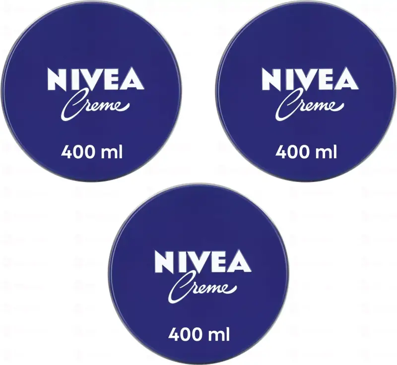 3x 400ML Lata crema Nivea 3x 400ML Lata crema Nivea