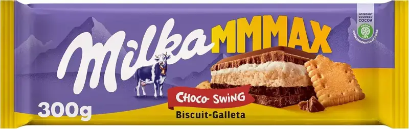 2 Tabletas Milka MMMAX Choco Swing 300g 2 Tabletas Milka MMMAX Choco Swing 300g