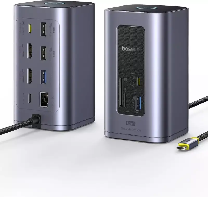 Baseus Docking Station 12 en 1 100W Baseus Docking Station 12 en 1 100W