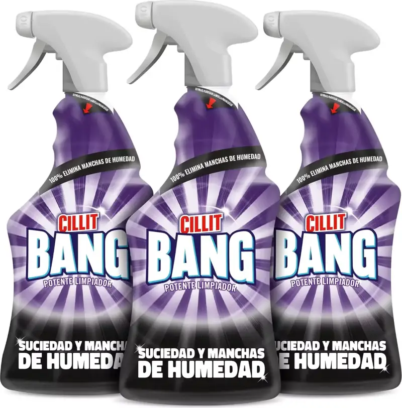 3x 1L Cillit Bang spray limpiador suciedad y humedad 3x 1L Cillit Bang spray limpiador suciedad y humedad