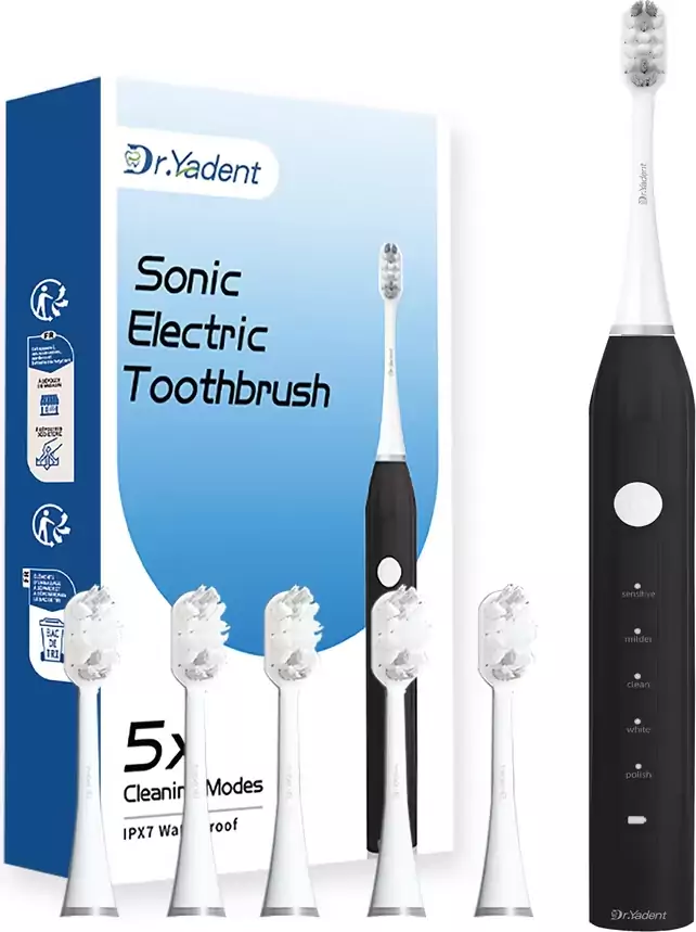 Cepillo de Dientes Eléctrico Sónico (6 cabezales, 5 modos) Cepillo de Dientes Eléctrico Sónico (6 cabezales, 5 modos)