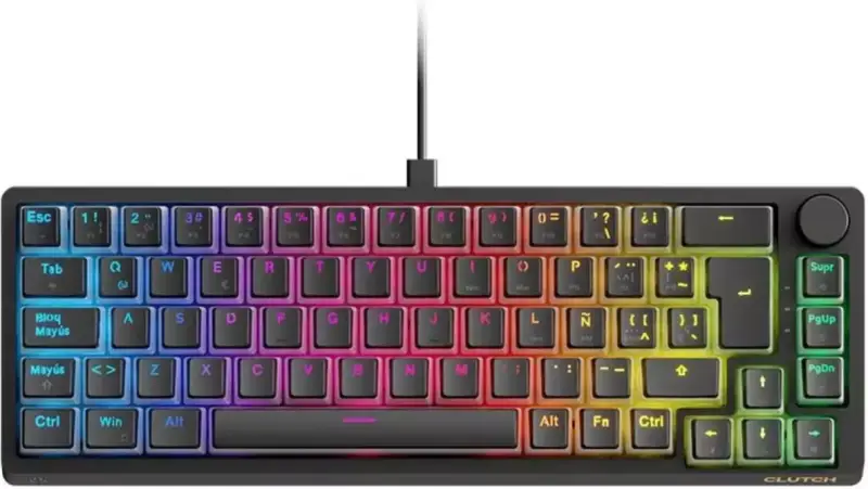 Teclado TKL Gaming Forgeon Cluch RGB 60% Teclado TKL Gaming Forgeon Cluch RGB 60%