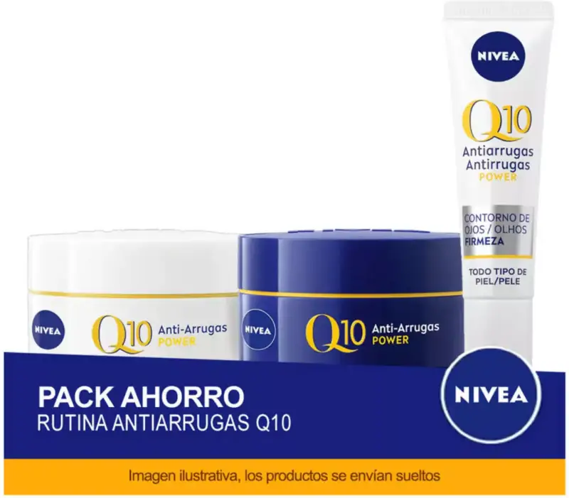 Pack rutina Nivea Q10 Antiarrugas Power Pack rutina Nivea Q10 Antiarrugas Power