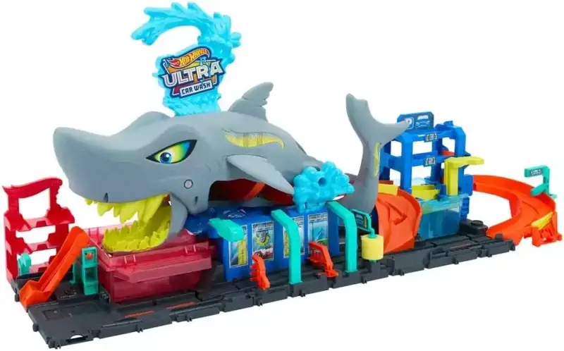 Túnel de lavado de coches Hot Wheels City “Let's Race - ¡a correr!” Netflix Túnel de lavado de coches Hot Wheels City “Let's Race - ¡a correr!” Netflix