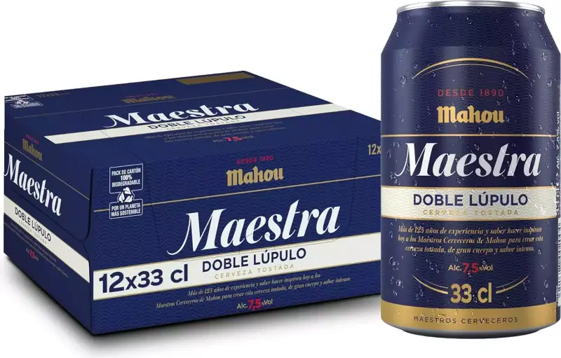 12x 33cl Cerveza Tostada Mahou Maestra 12x 33cl Cerveza Tostada Mahou Maestra