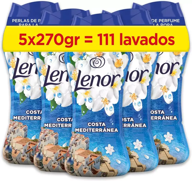 5x270gr 115 lavados Lenor Perlas De Perfume 5x270gr 115 lavados Lenor Perlas De Perfume