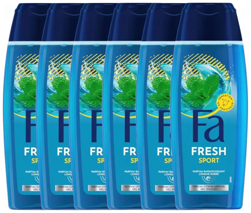 6x250ml geles de ducha Fa Cap Tonique 6x250ml geles de ducha Fa Cap Tonique