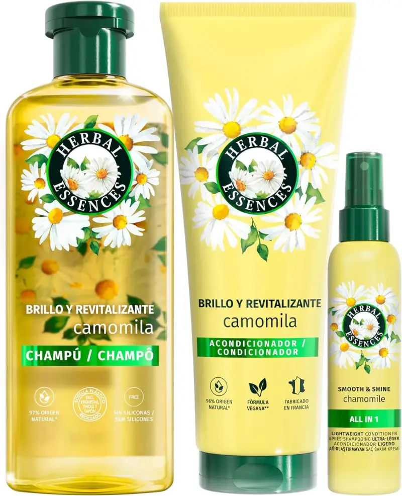 Champú + acondicionador Herbal Essences Camomila Brillo & Revitalizante Champú + acondicionador Herbal Essences Camomila Brillo & Revitalizante