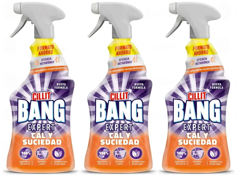 3x1L Cillit Bang cal y suciedad Spray 3x1L Cillit Bang cal y suciedad Spray