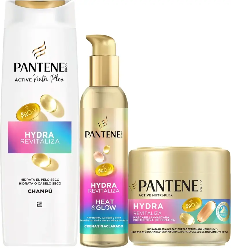 Pantene Pro-V Hydra Revitaliza Champú + Mascarilla + Tratamiento Pantene Pro-V Hydra Revitaliza Champú + Mascarilla + Tratamiento