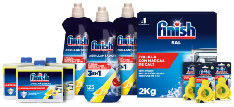 Pack Finish Abrillantador Ambientador Limpiamáquinas + Sal Pack Finish Abrillantador Ambientador Limpiamáquinas + Sal