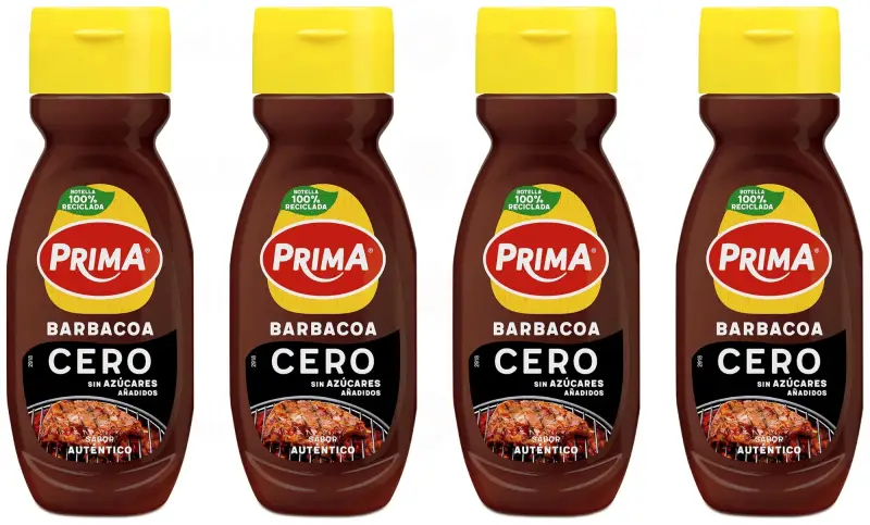 4x265g Salsa barbacoa Prima Cero 4x265g Salsa barbacoa Prima Cero