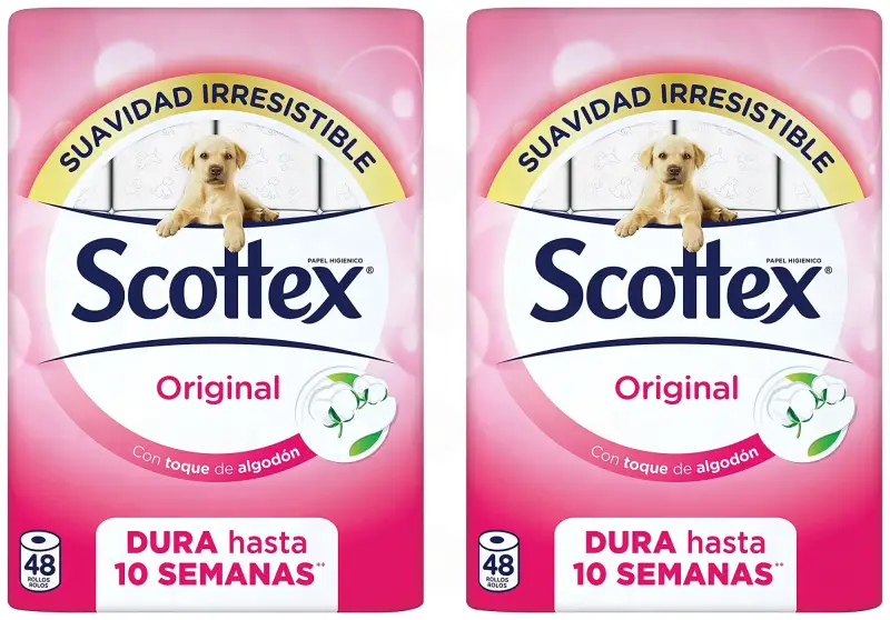 96 Rollos Scottex Original 96 Rollos Scottex Original