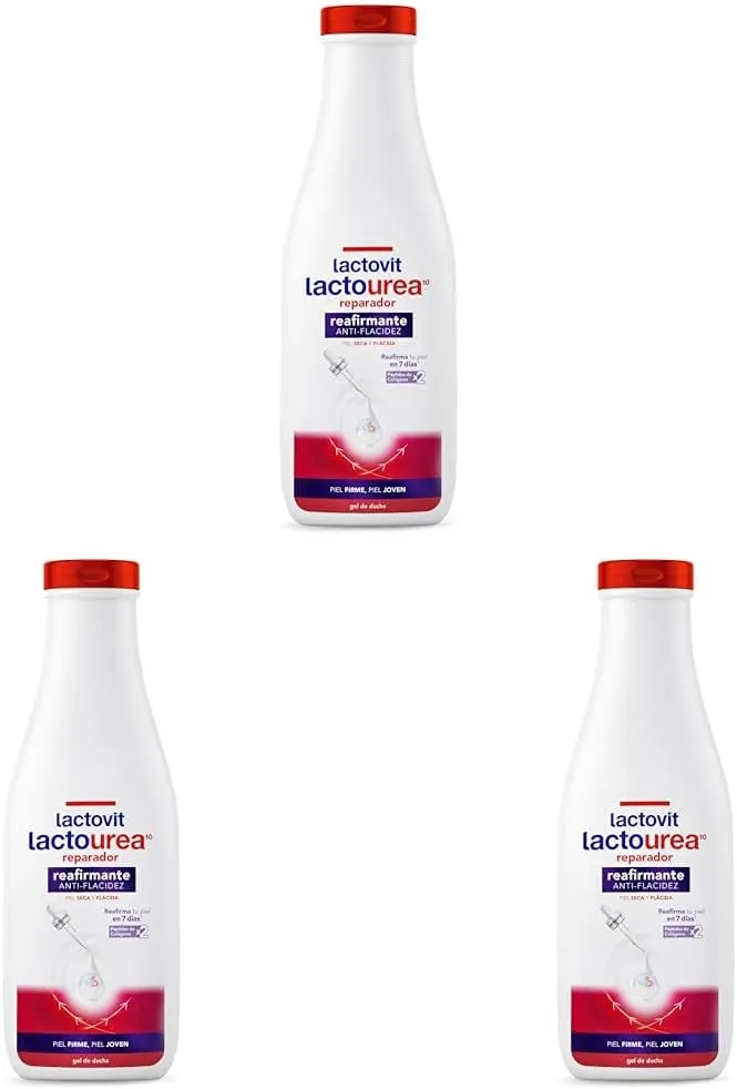 3x 550 ml Gel de Baño Lactovit Reafirmante Lactourea 3x 550 ml Gel de Baño Lactovit Reafirmante Lactourea