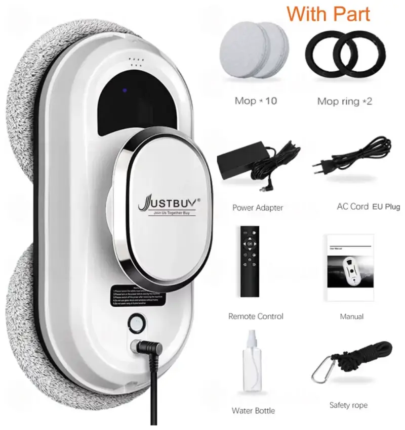 Robot aspirador automático para ventanas 5600Pa Robot aspirador automático para ventanas 5600Pa