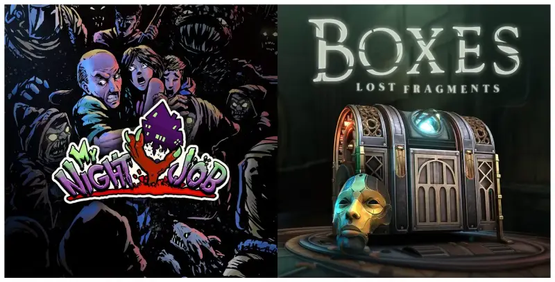 My Night Job y Boxes: Lost Fragments en Epic Games My Night Job y Boxes: Lost Fragments en Epic Games