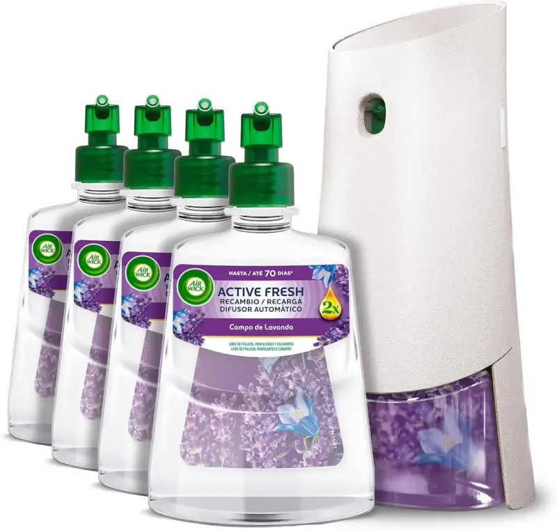 Air Wick Active Fresh Kit Ambientador + 4 recambios lavanda Air Wick Active Fresh Kit Ambientador + 4 recambios lavanda