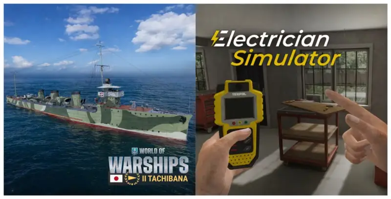 World of Warships y Electrician simulator en Epic Games (19/03) World of Warships y Electrician simulator en Epic Games (19/03)