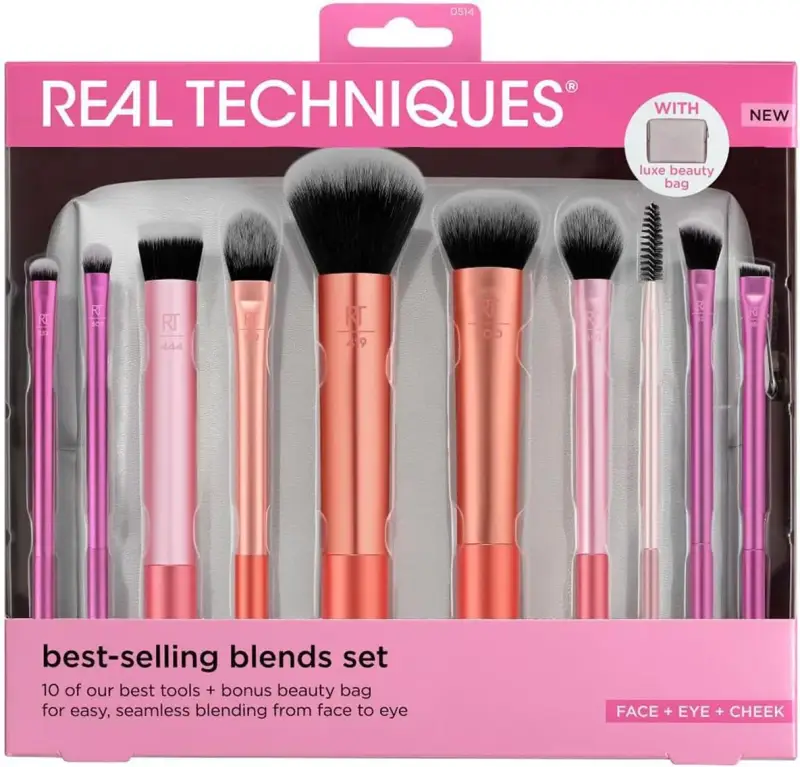 Real Techniques Blends Set 10 brochas maquillaje Real Techniques Blends Set 10 brochas maquillaje