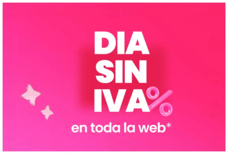 Día SIN IVA en la web de Druni Día SIN IVA en la web de Druni