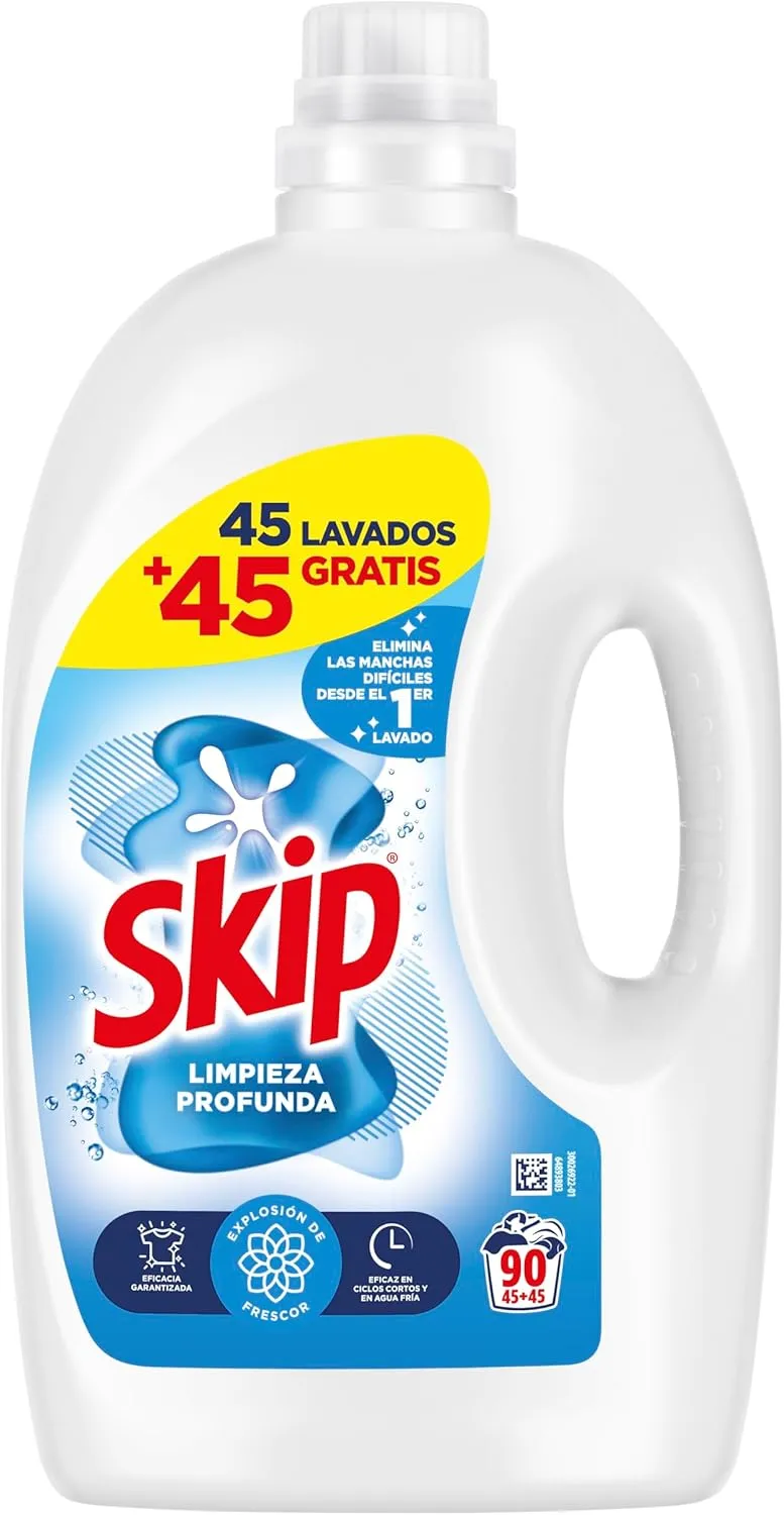 90 lavados Detergente líquido Skip Ultimate Limpieza profunda 90 lavados Detergente líquido Skip Ultimate Limpieza profunda