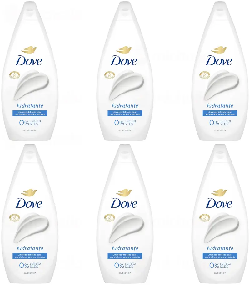 6x720ml Gel de ducha hidratante Dove 6x720ml Gel de ducha hidratante Dove