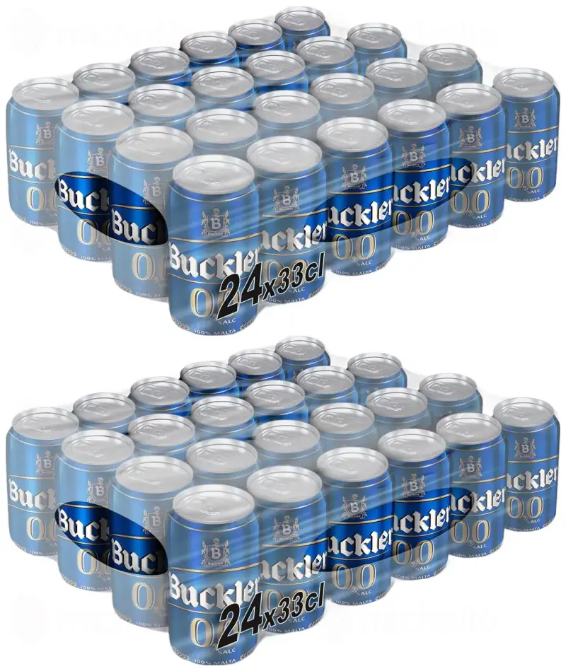48 Latas 33cl Cerveza Buckler 0,0 Lager 48 Latas 33cl Cerveza Buckler 0,0 Lager