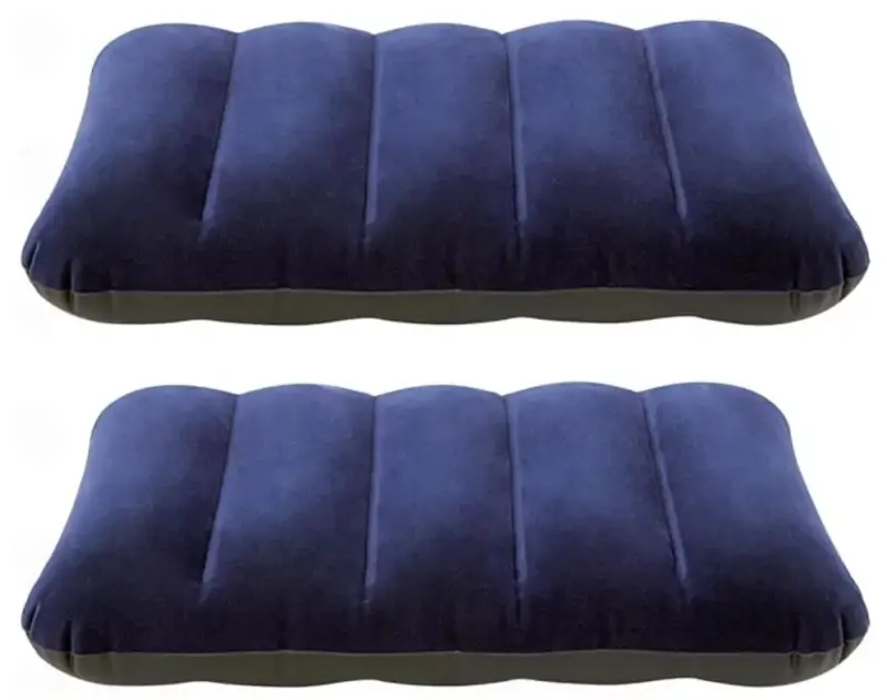 2x Almohada Hinchable Flocada 43x28x9cm Intex 2x Almohada Hinchable Flocada 43x28x9cm Intex