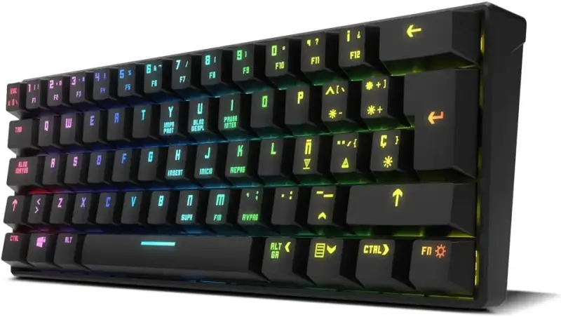 Teclado inalámbrico KROM KLUSTER mecánico RGB TKL Teclado inalámbrico KROM KLUSTER mecánico RGB TKL