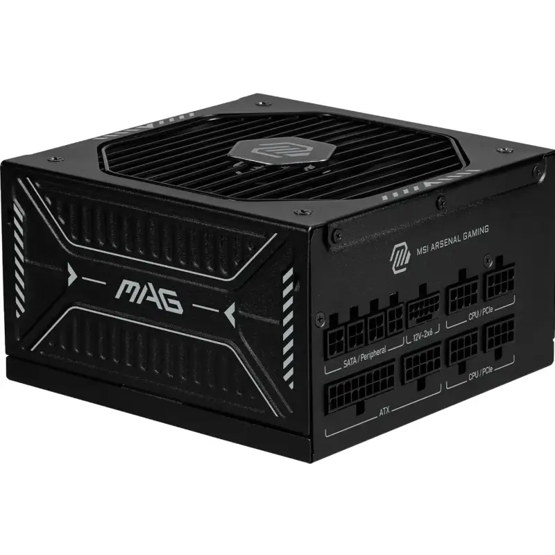 Fuente MSI mag A850GLS PCIE5 850W 80+ Gold Fuente MSI mag A850GLS PCIE5 850W 80+ Gold
