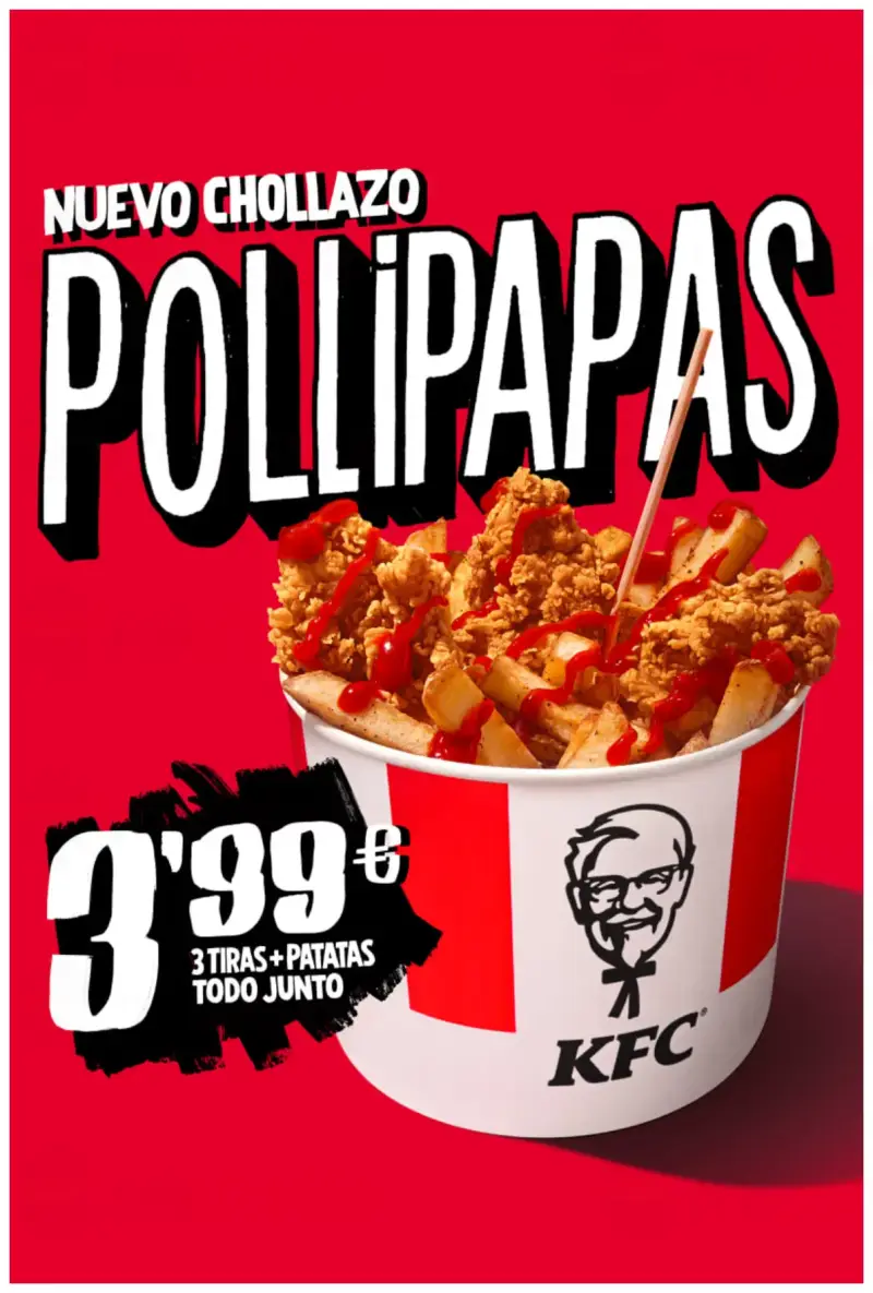 Pollipapas en KFC Pollipapas en KFC