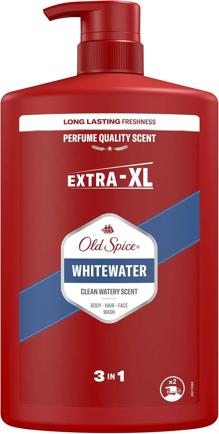 Old Spice Whitewater Gel De Ducha Y Champú Para Hombres 1L Old Spice Whitewater Gel De Ducha Y Champú Para Hombres 1L