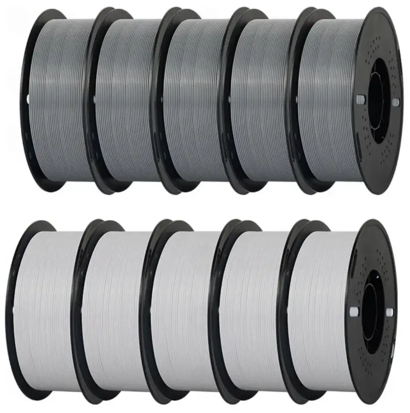 10KG Filamento PETG 3D Kingroon blanco/gris 10KG Filamento PETG 3D Kingroon blanco/gris