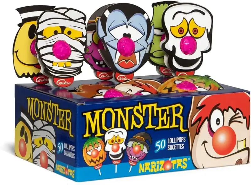 Caja 50 caramelos narizotas monster Caja 50 caramelos narizotas monster