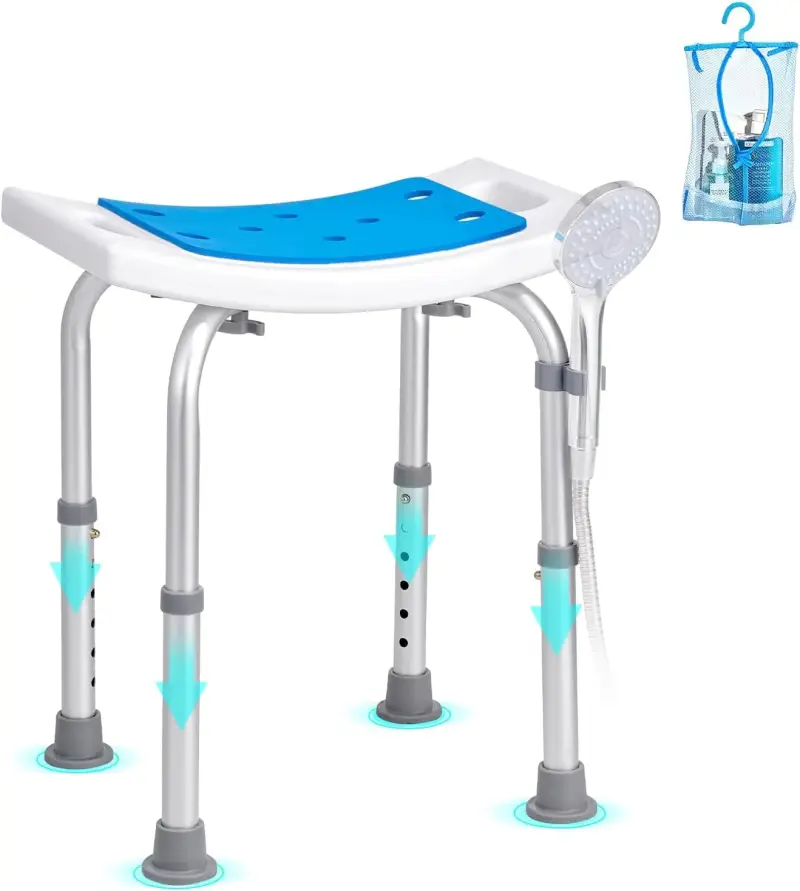 VEVOR asiento de ducha antideslizante 360-490 mm 158kg VEVOR asiento de ducha antideslizante 360-490 mm 158kg