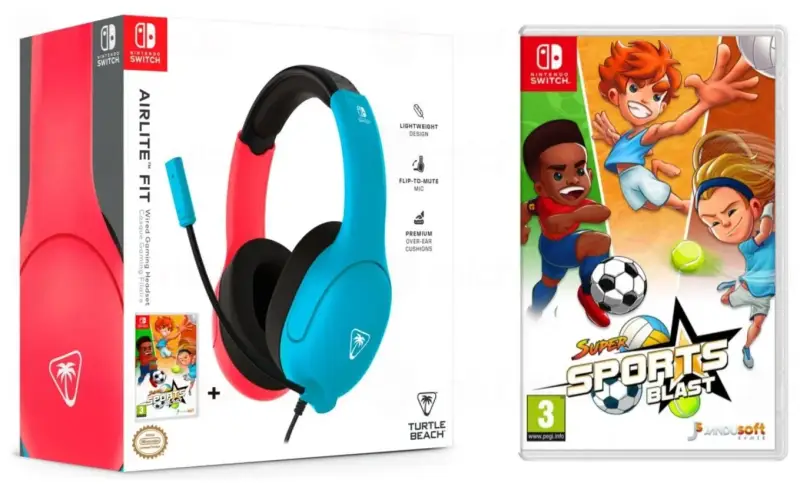 Auriculares Turtle Beach Airlite Fit + Super Sports Blast Auriculares Turtle Beach Airlite Fit + Super Sports Blast