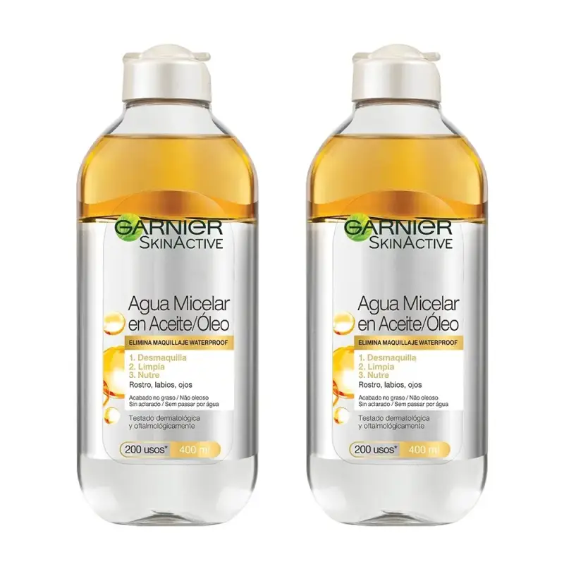 2x400ml Garnier Skin Active Agua Micelar waterproof 2x400ml Garnier Skin Active Agua Micelar waterproof