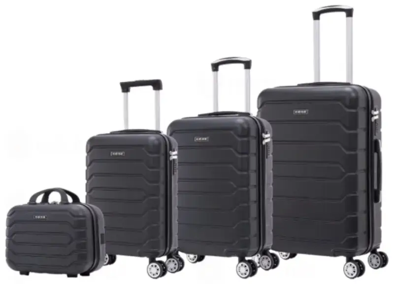 Conjunto de 3 maletas de viaje con ruedas y neceser Conjunto de 3 maletas de viaje con ruedas y neceser