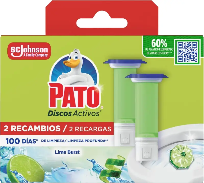 2 Recambios PATO Discos Activos WC Lima 2 Recambios PATO Discos Activos WC Lima