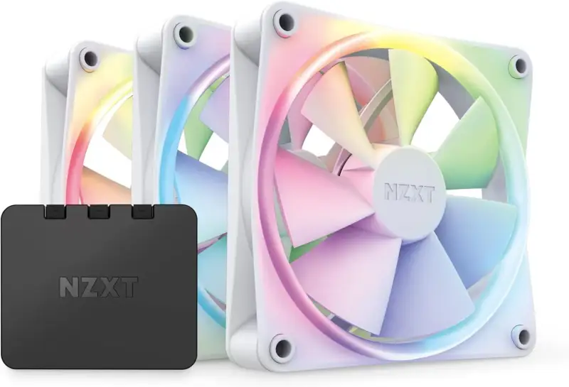 Pack 3 ventiladores NZXT F120 RGB + controladora Pack 3 ventiladores NZXT F120 RGB + controladora