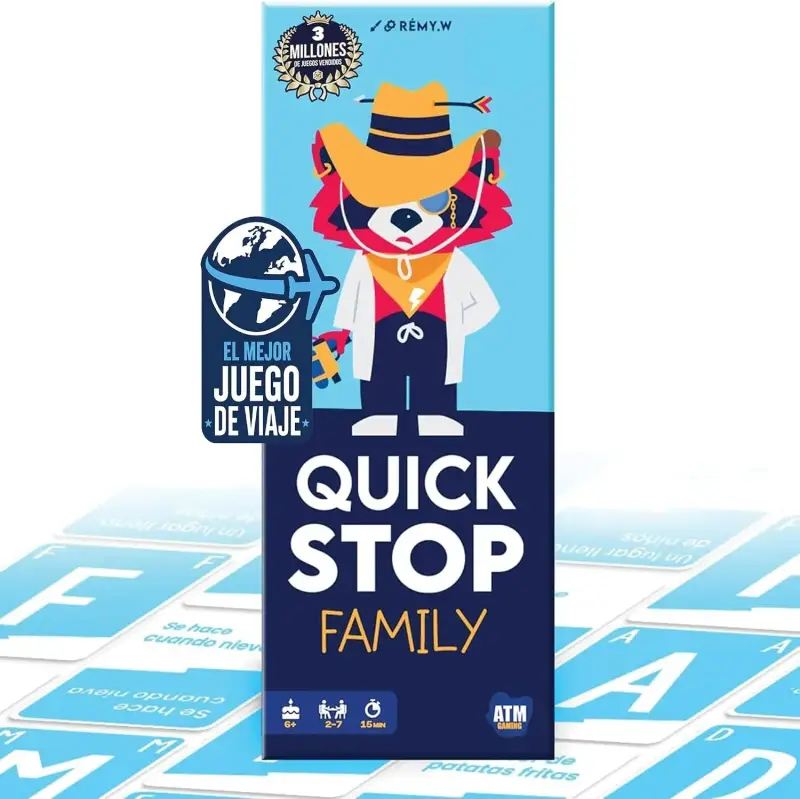 Juego de mesa ATM Gaming Quickstop Family Juego de mesa ATM Gaming Quickstop Family