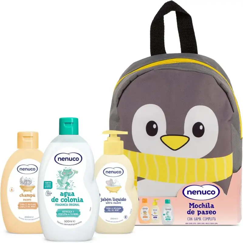 Nenuco Pack Bebé Mochila de Paseo Pingüino Nenuco Pack Bebé Mochila de Paseo Pingüino