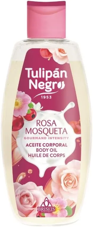 Tulipán Negro aceite corporal rosa mosqueta 200ml Tulipán Negro aceite corporal rosa mosqueta 200ml