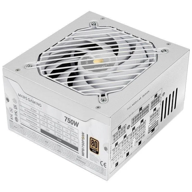 Mars Gaming Fuente Alimentación 750W ATX 3.1 Mars Gaming Fuente Alimentación 750W ATX 3.1
