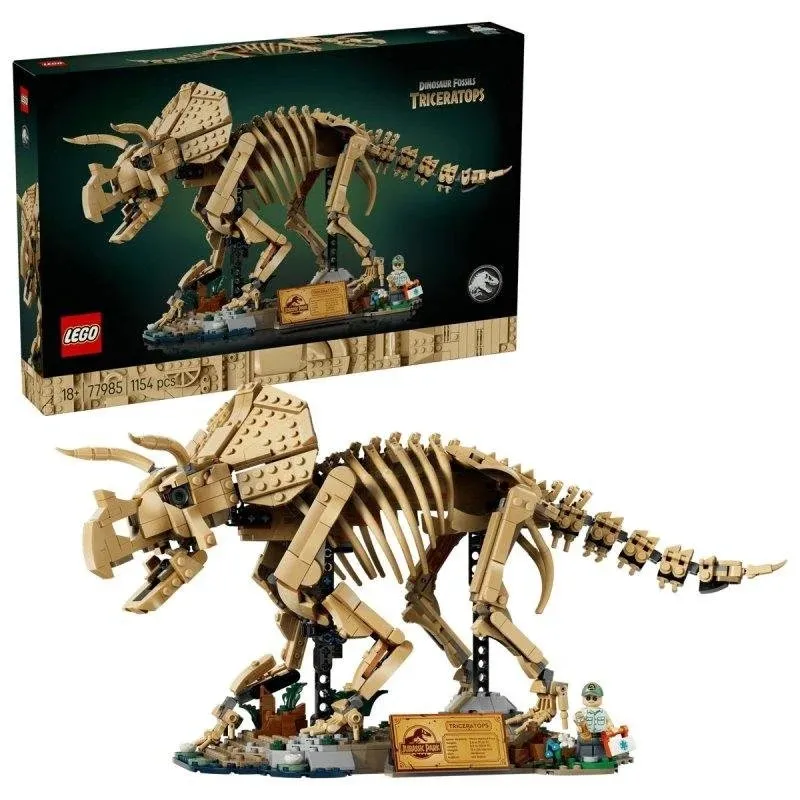 LEGO Jurassic World Fósiles de Dinosaurio Triceratops 1154 pcs LEGO Jurassic World Fósiles de Dinosaurio Triceratops 1154 pcs