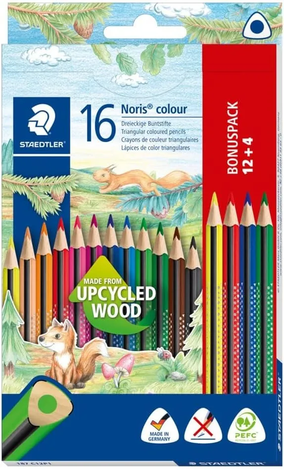 16 lápices de colores STAEDTLER Noris colour 187 16 lápices de colores STAEDTLER Noris colour 187
