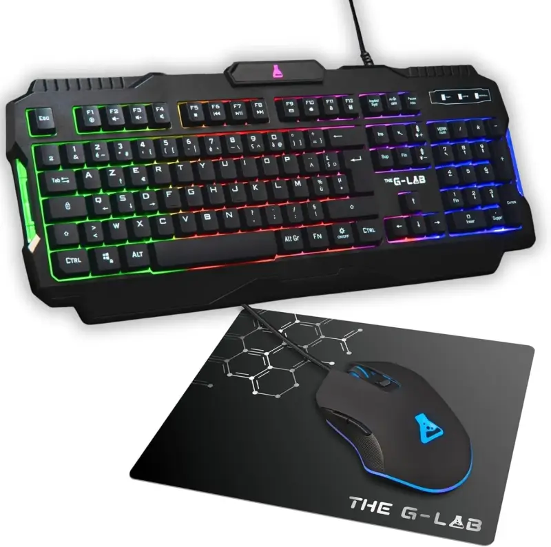 The G-Lab Combo Helium Pack Gaming 4 en 1 The G-Lab Combo Helium Pack Gaming 4 en 1